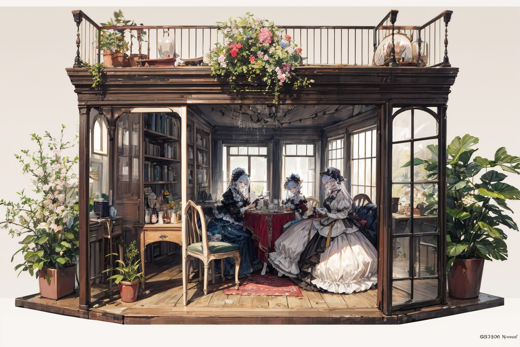 ジオラマ ティーパーティー