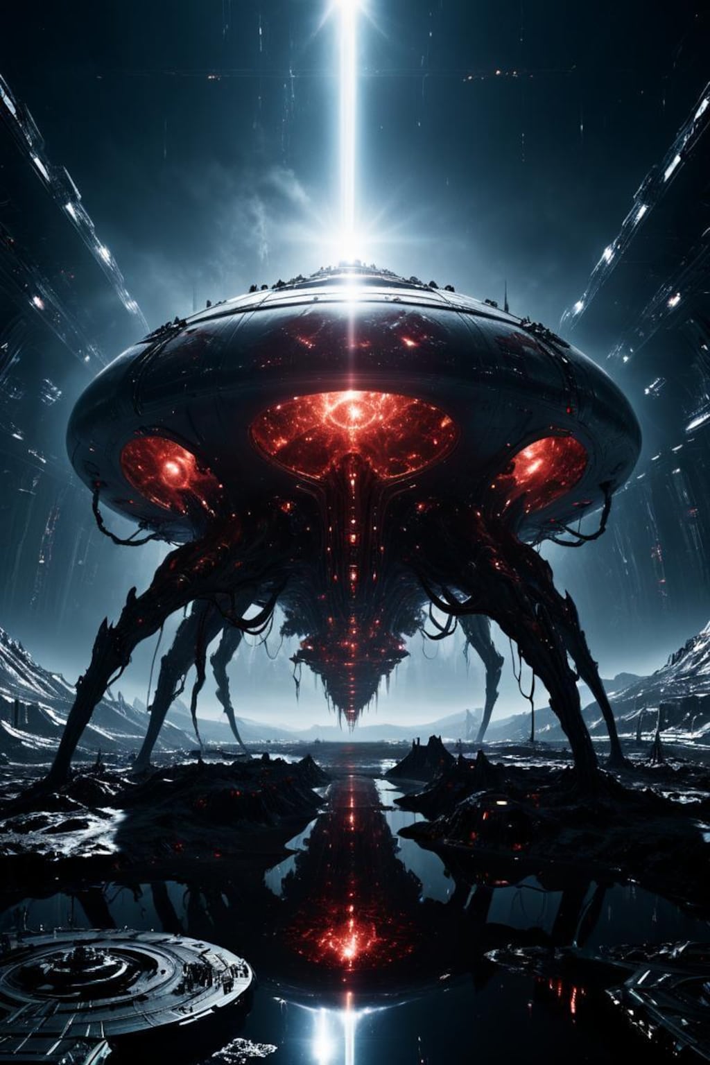 SF映画風　宇宙船