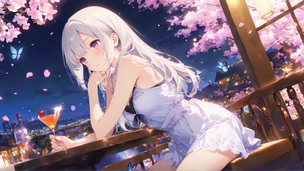 夜桜リメイク《Stable Diffusion XL版》