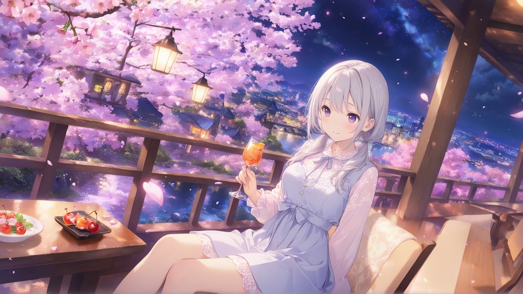夜桜リメイク《Stable Diffusion XL版》