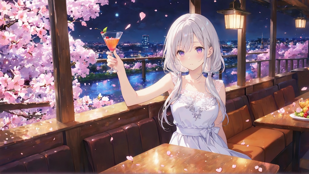夜桜リメイク《Stable Diffusion XL版》