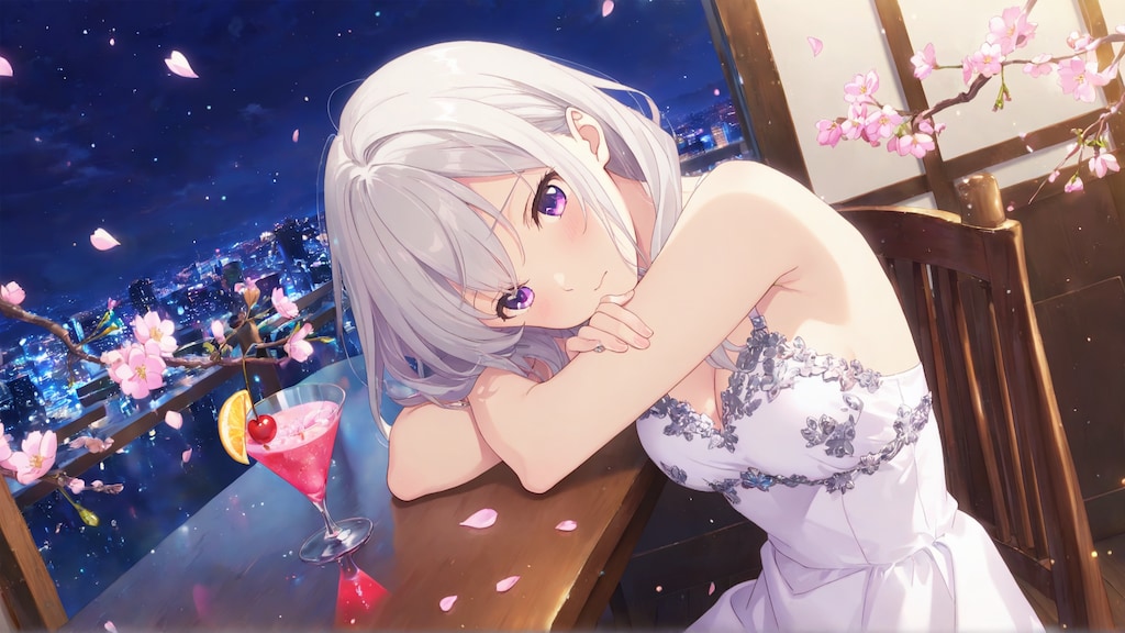 夜桜リメイク《Stable Diffusion XL版》