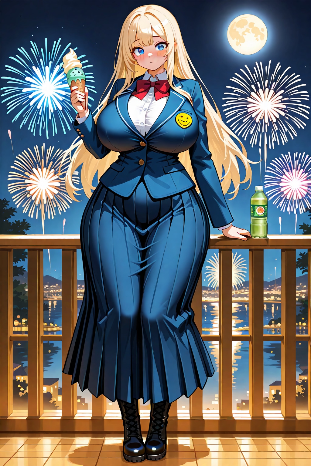アイドルさんと花火(ちちぷい版)
