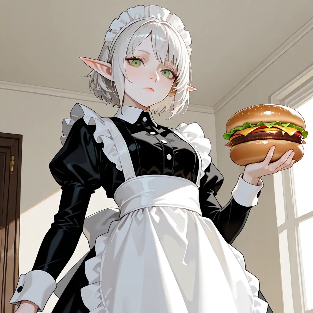 エルフのメイドさん