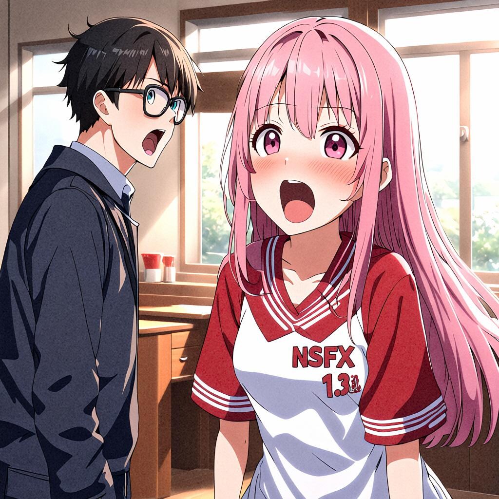 ちちぷいピンク髪