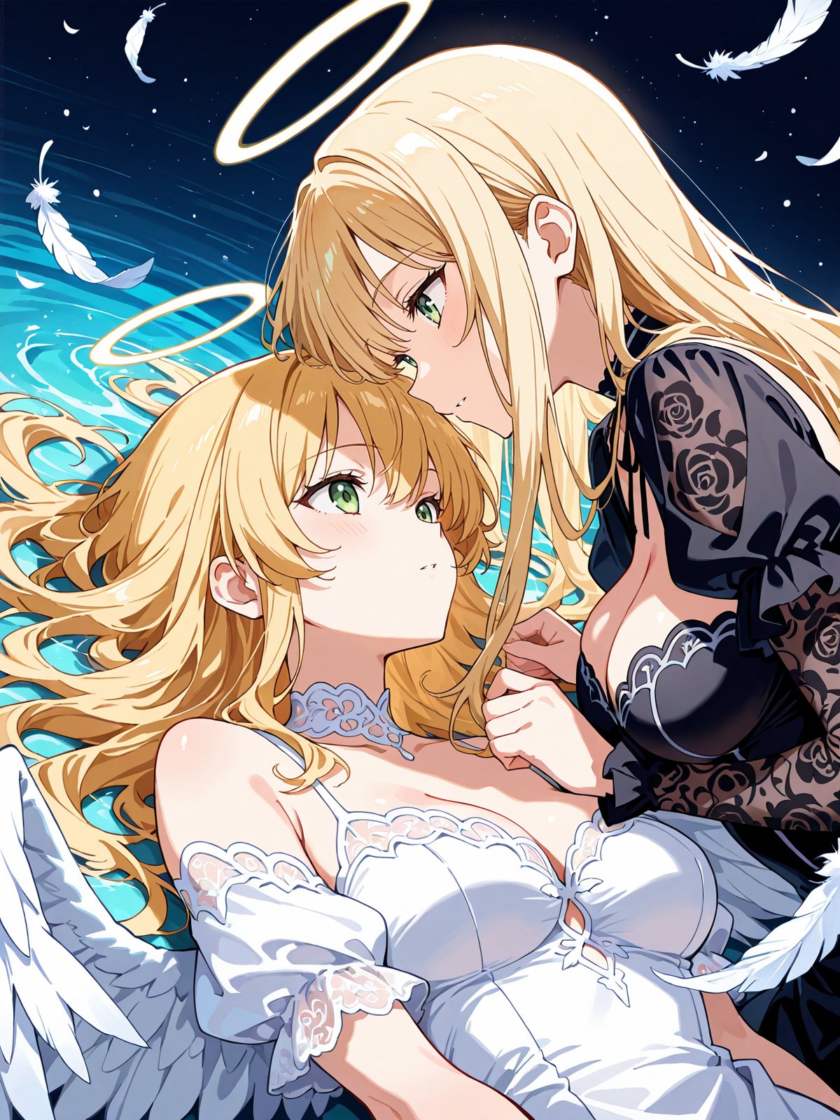 天使と堕天使🤍🖤🪽