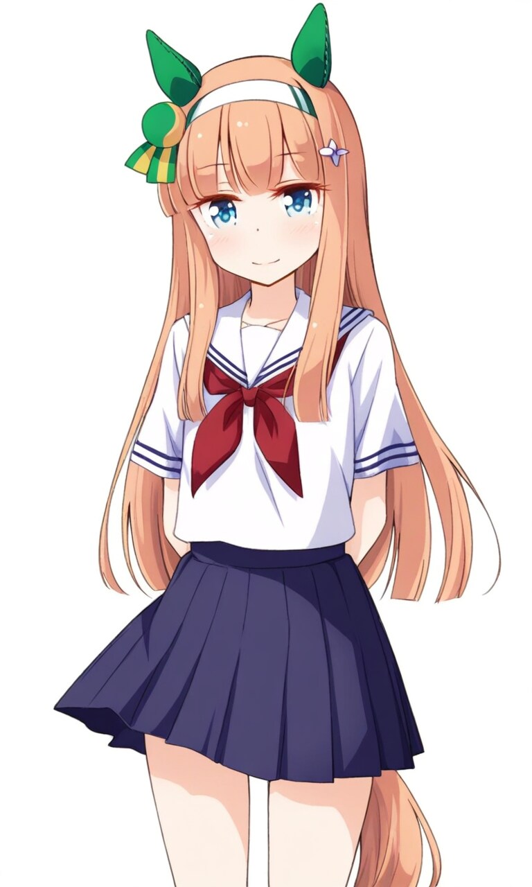 サイレンススズカ セーラー服 | の人気AIイラスト・グラビア