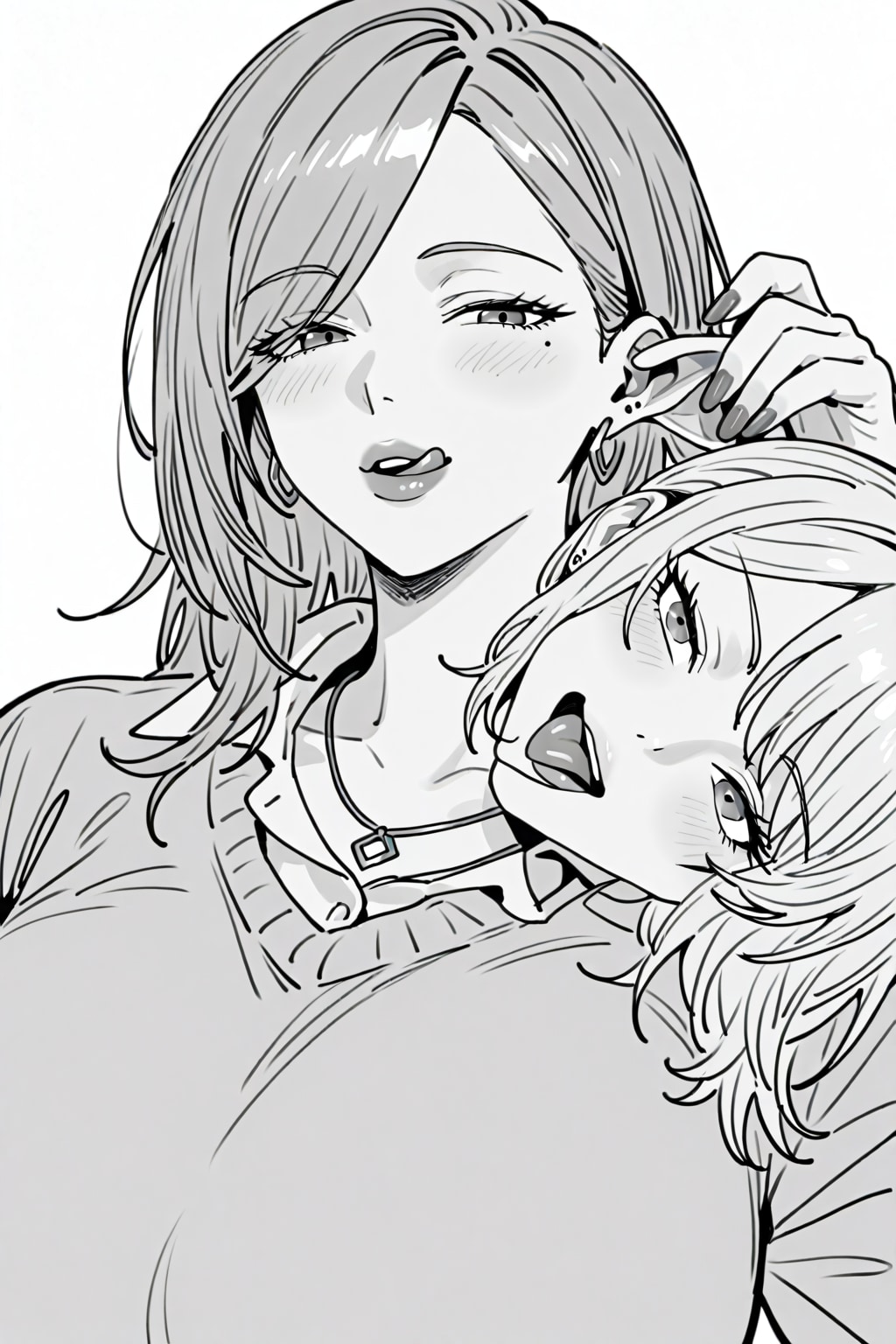 ふたつ頭 | の人気AIイラスト・グラビア