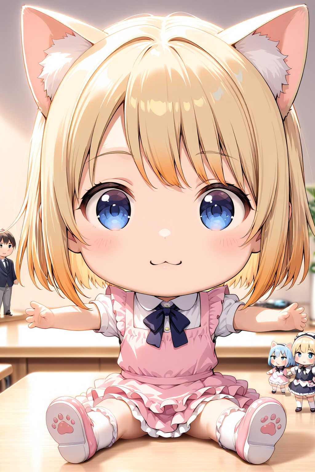 ネコ耳少女フィギュア | の人気AIイラスト・グラビア