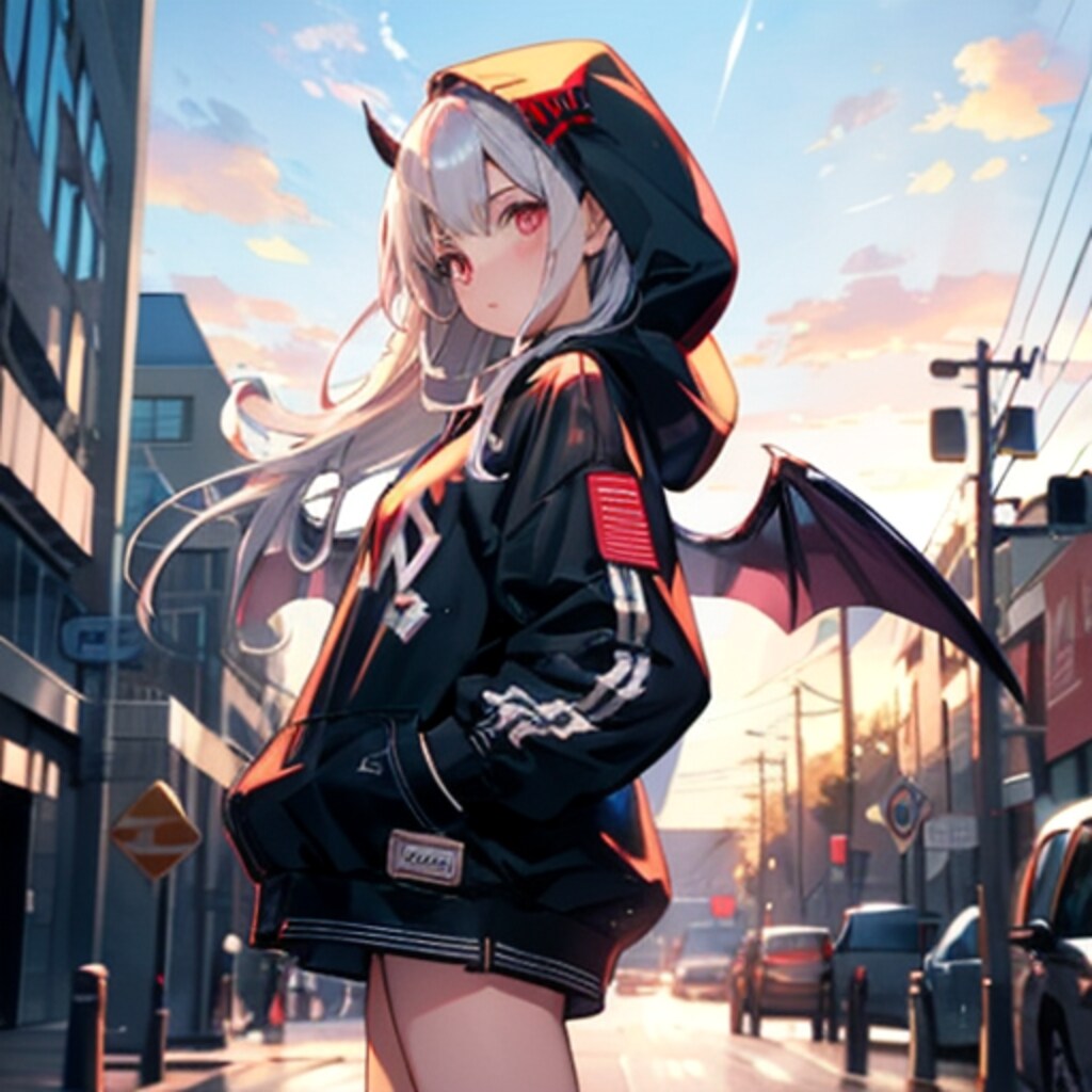 パーカー悪魔っ子250717