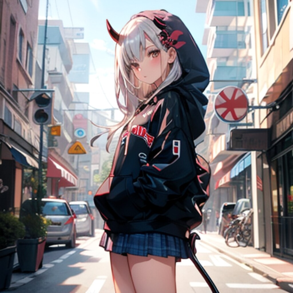 パーカー悪魔っ子250717