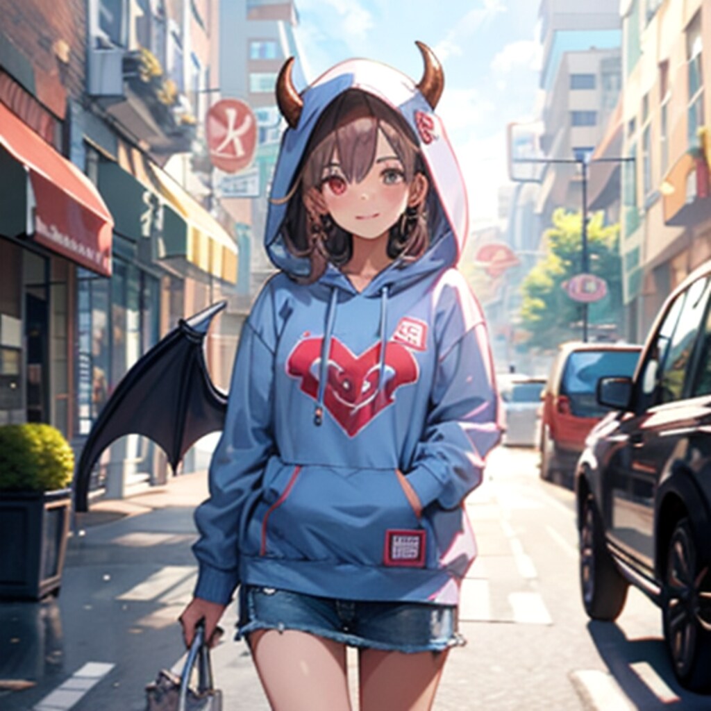 パーカー悪魔っ子250717