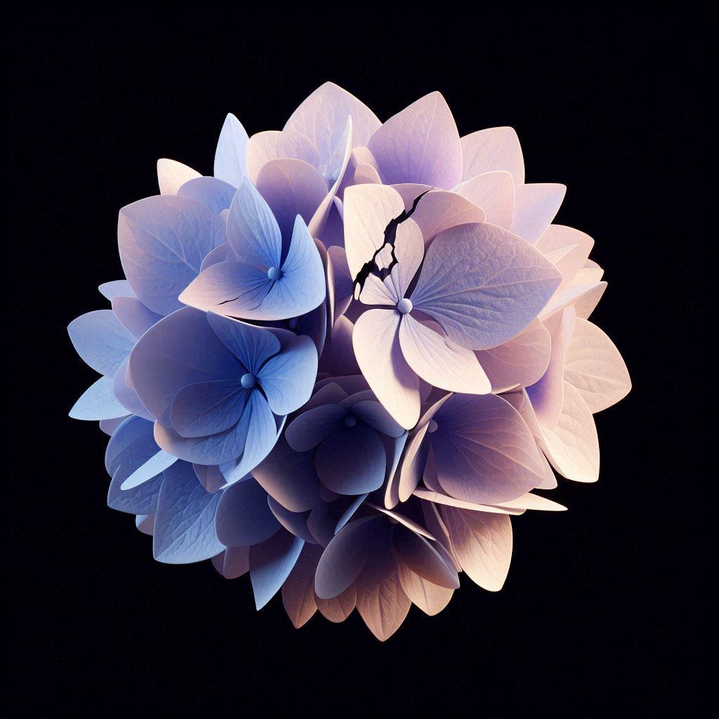 紫陽花　ー3DCGー