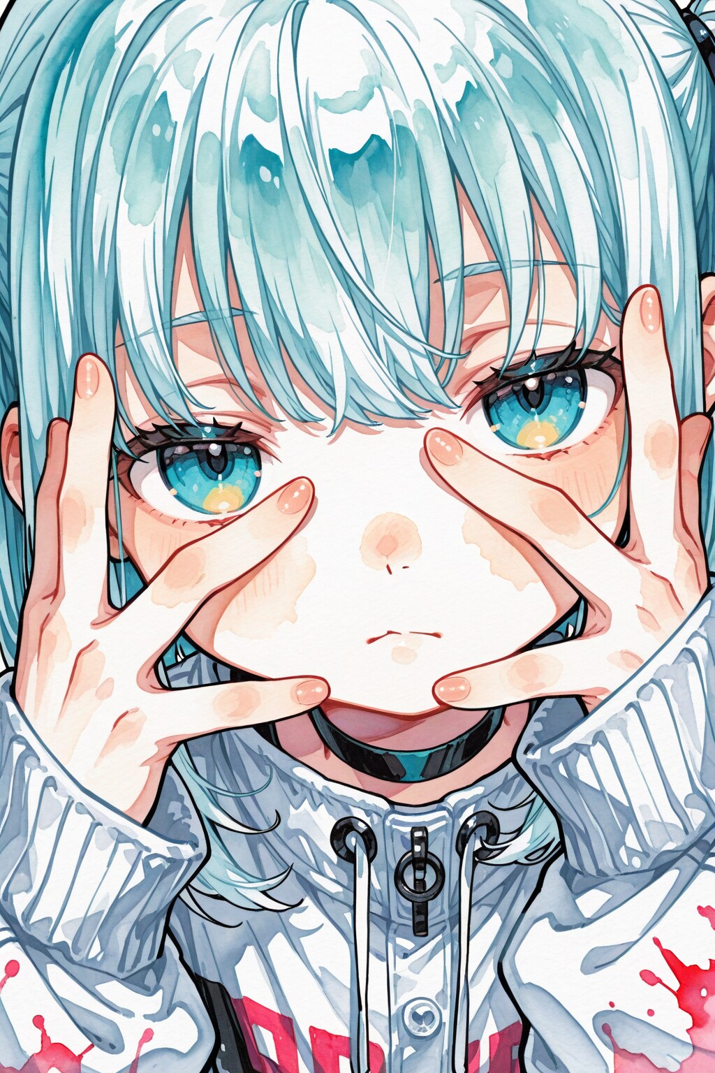 にらめっこ