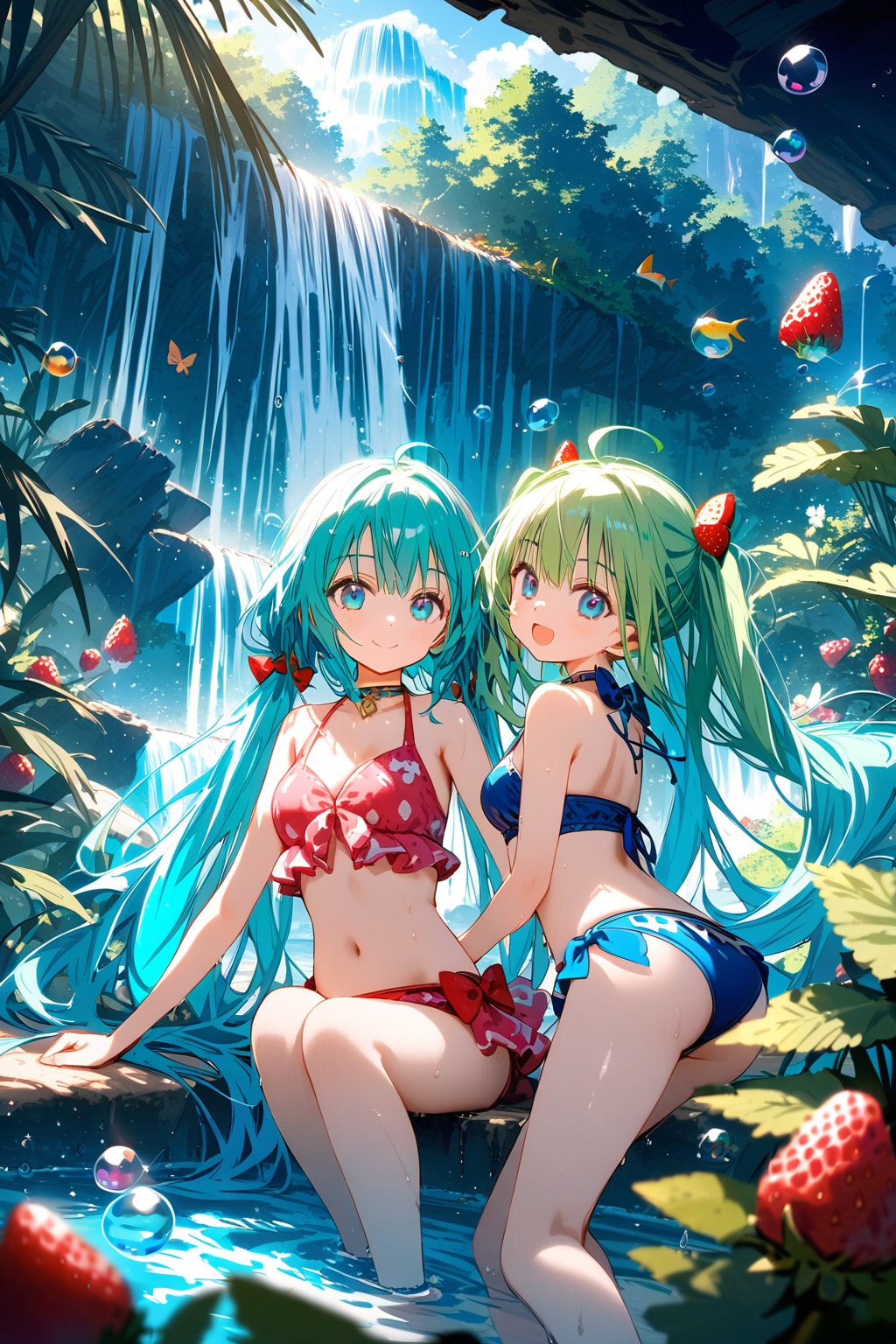 いちごの楽園の双子の歌姫