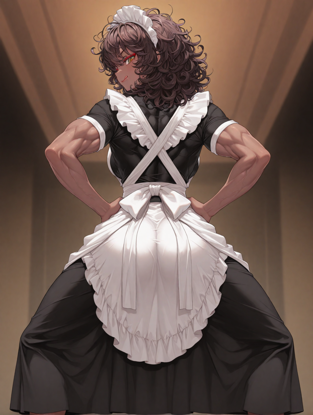 後姿のエバさん