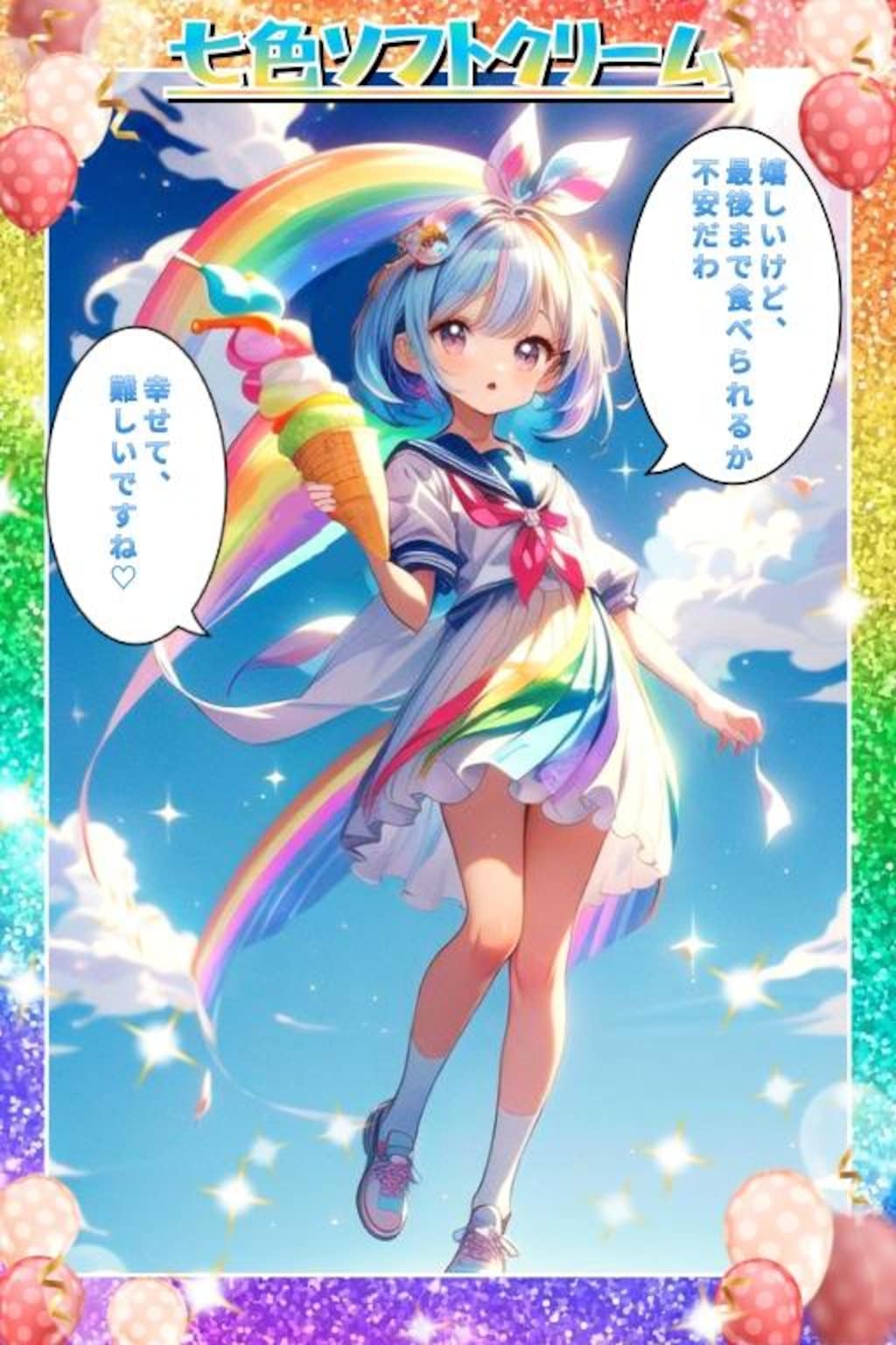 七色ソフトクリーム