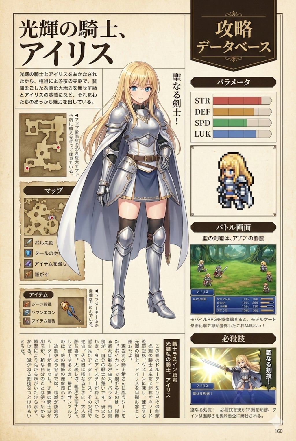 ゲーム攻略本企画作品です