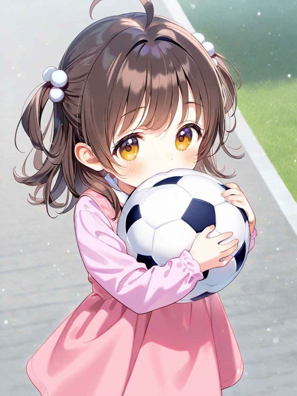 わたしもサッカーしたいな…ダメ？