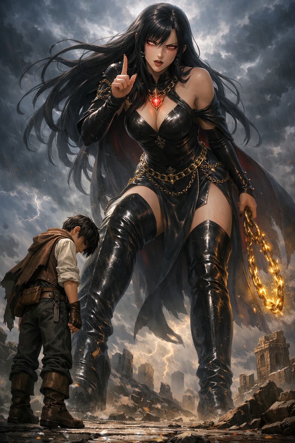 【立ち止まる者への叱声――復讐の女神レクシア】 | の人気AIイラスト・グラビア