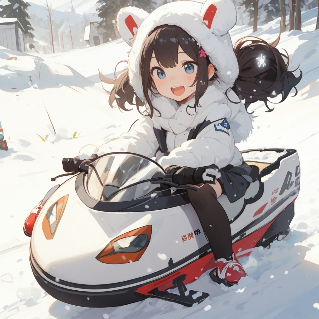 そりに乗って | の人気AIイラスト・グラビア