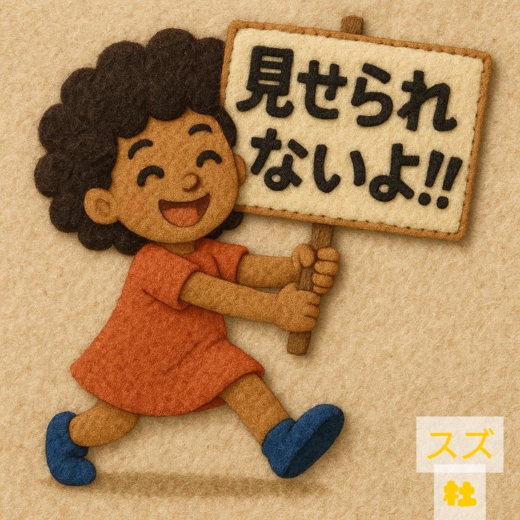 見せられないよッ！