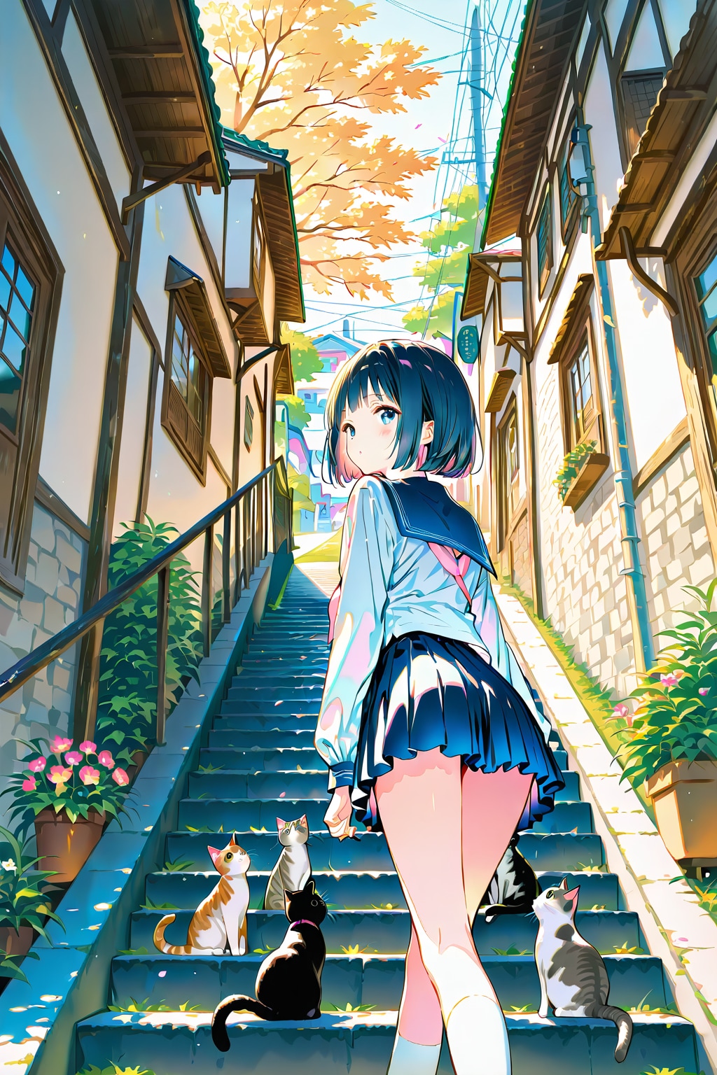 猫の細道(QILIN)(春)(27) | の人気AIイラスト・グラビア