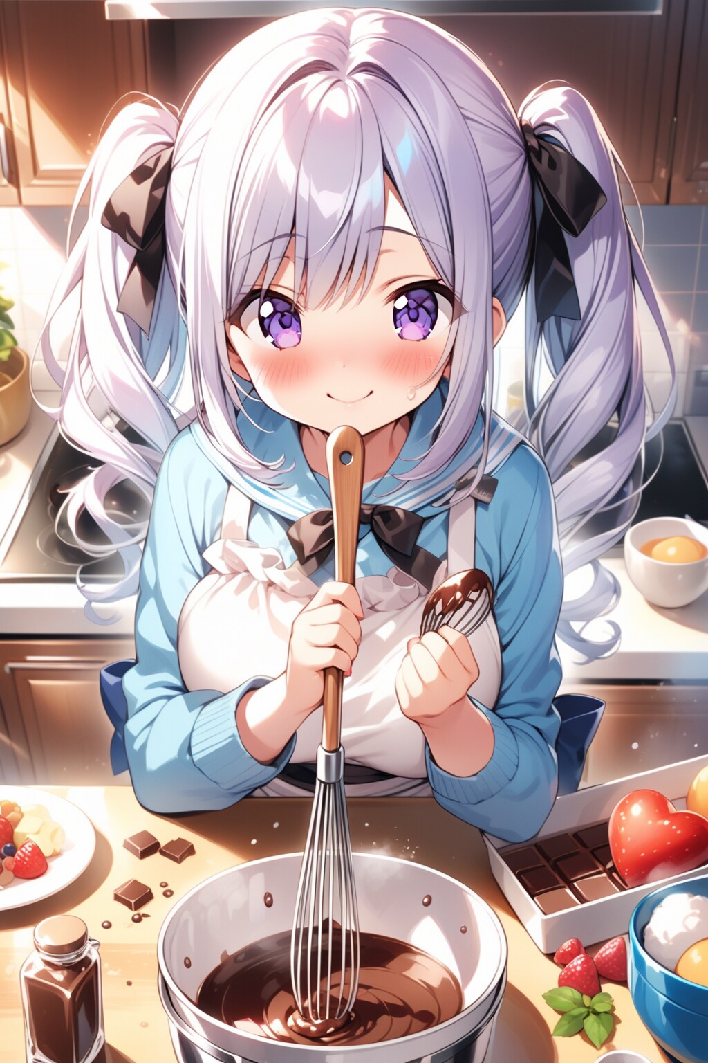 バレンタイン準備開始 | の人気AIイラスト・グラビア