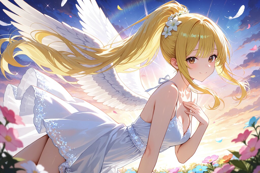 天使さん頑張ります