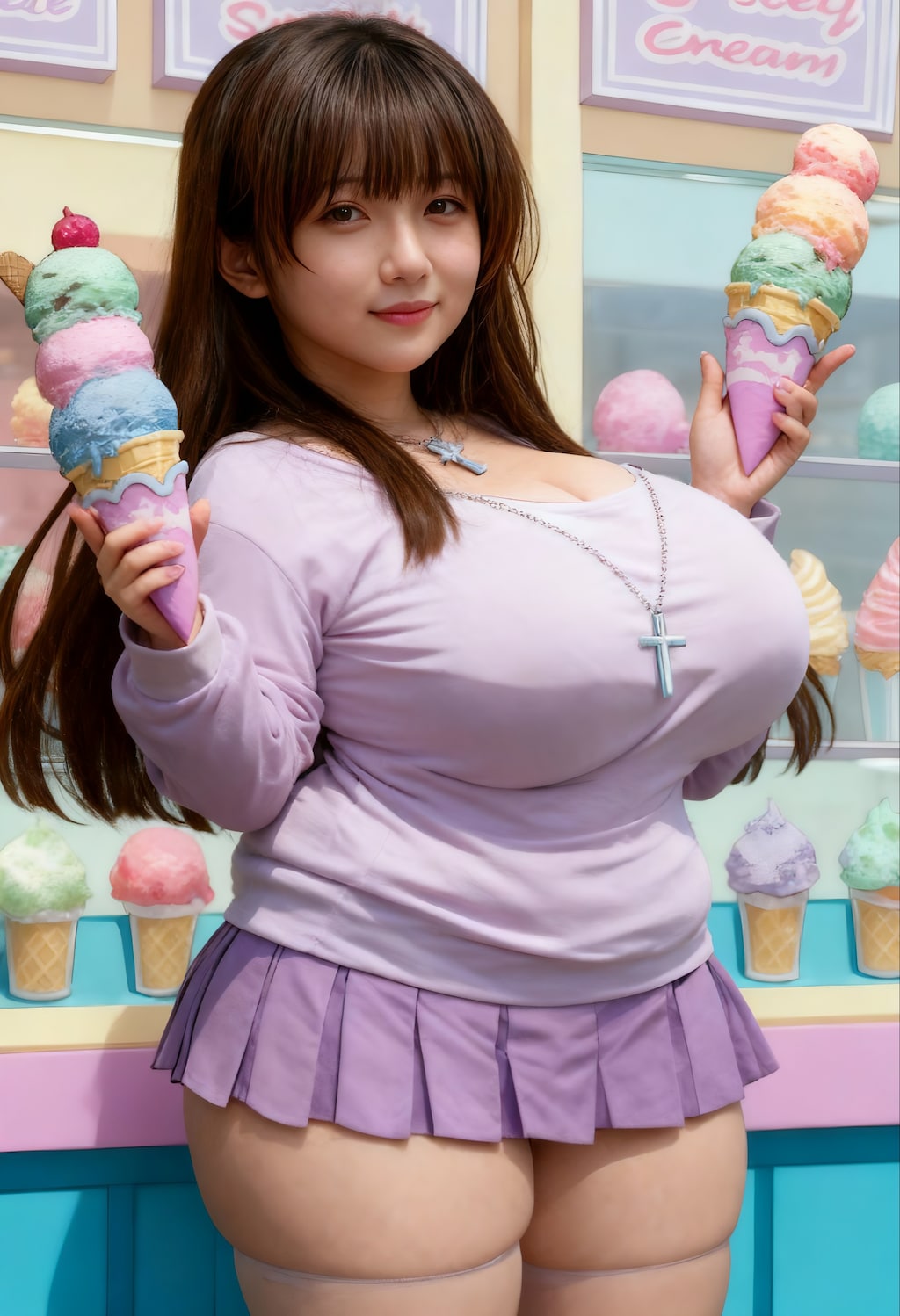 アイス？あたし？