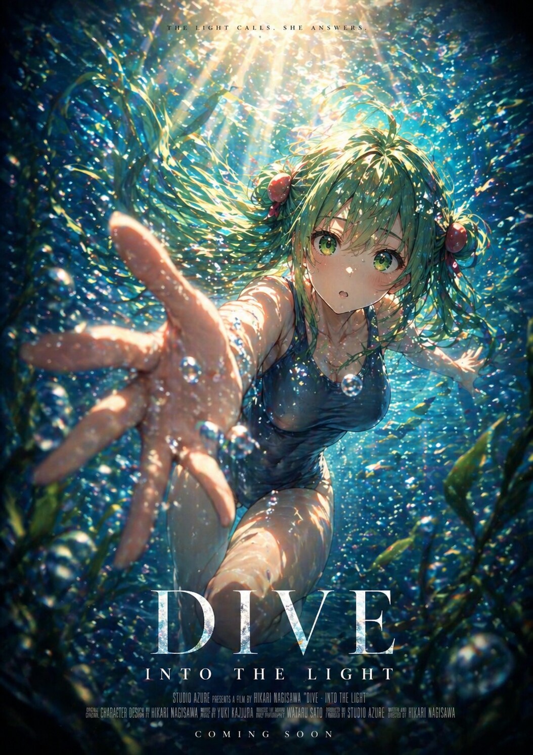 光へ潜る少女