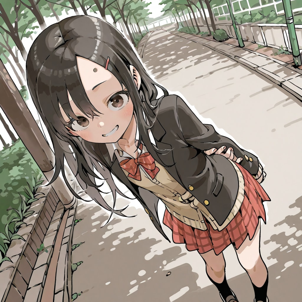 人気漫画風「幼馴染の新入生」 | の人気AIイラスト・グラビア