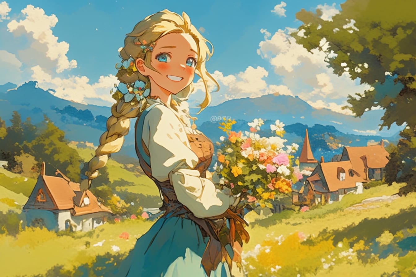 村娘52 | の人気AIイラスト・グラビア