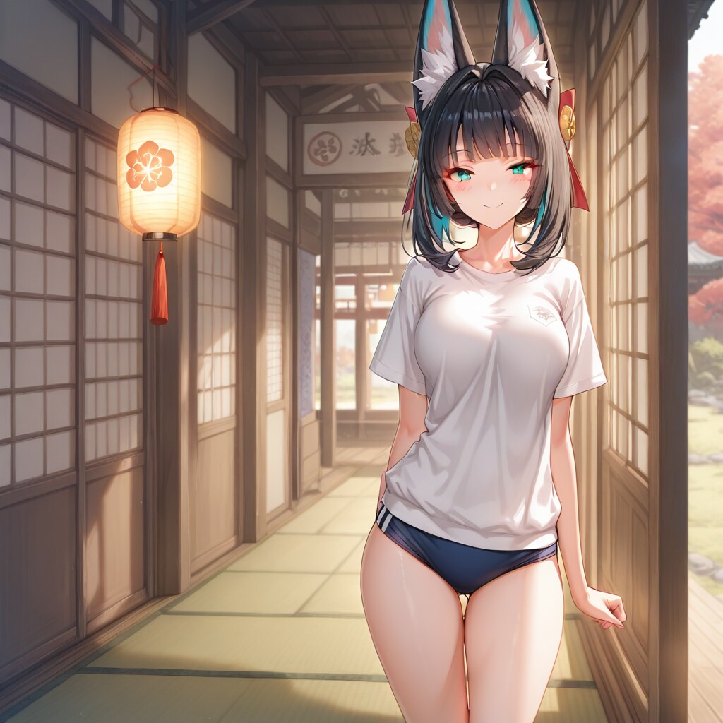旅館とケモミミとブルマと