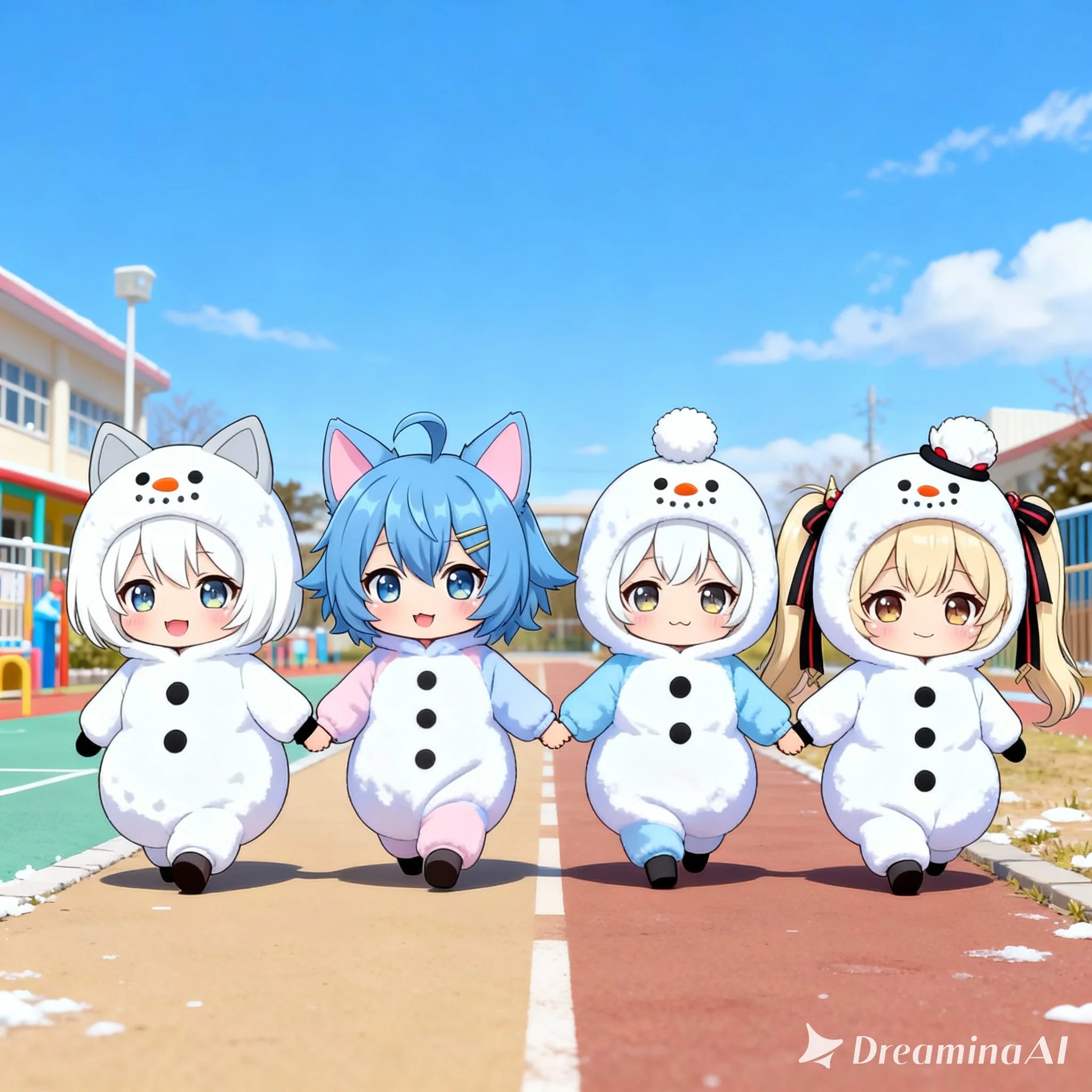 雪だるまだよー♪ | の人気AIイラスト・グラビア