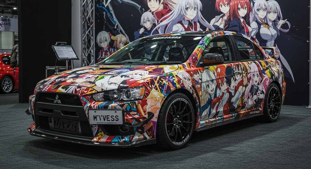 アニメ痛車ランサーエボリューション