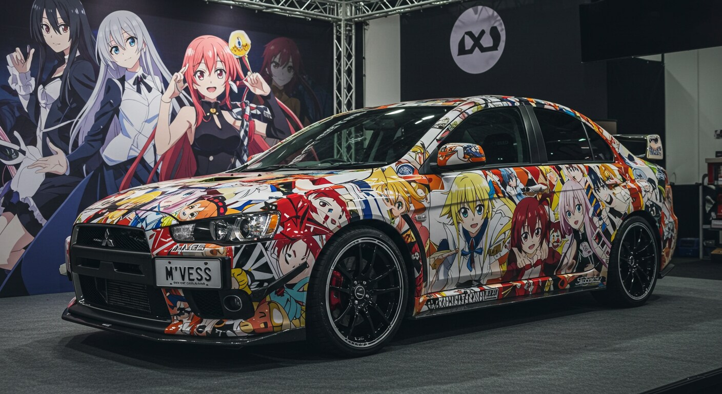 アニメ痛車ランサーエボリューション | の人気AIイラスト・グラビア