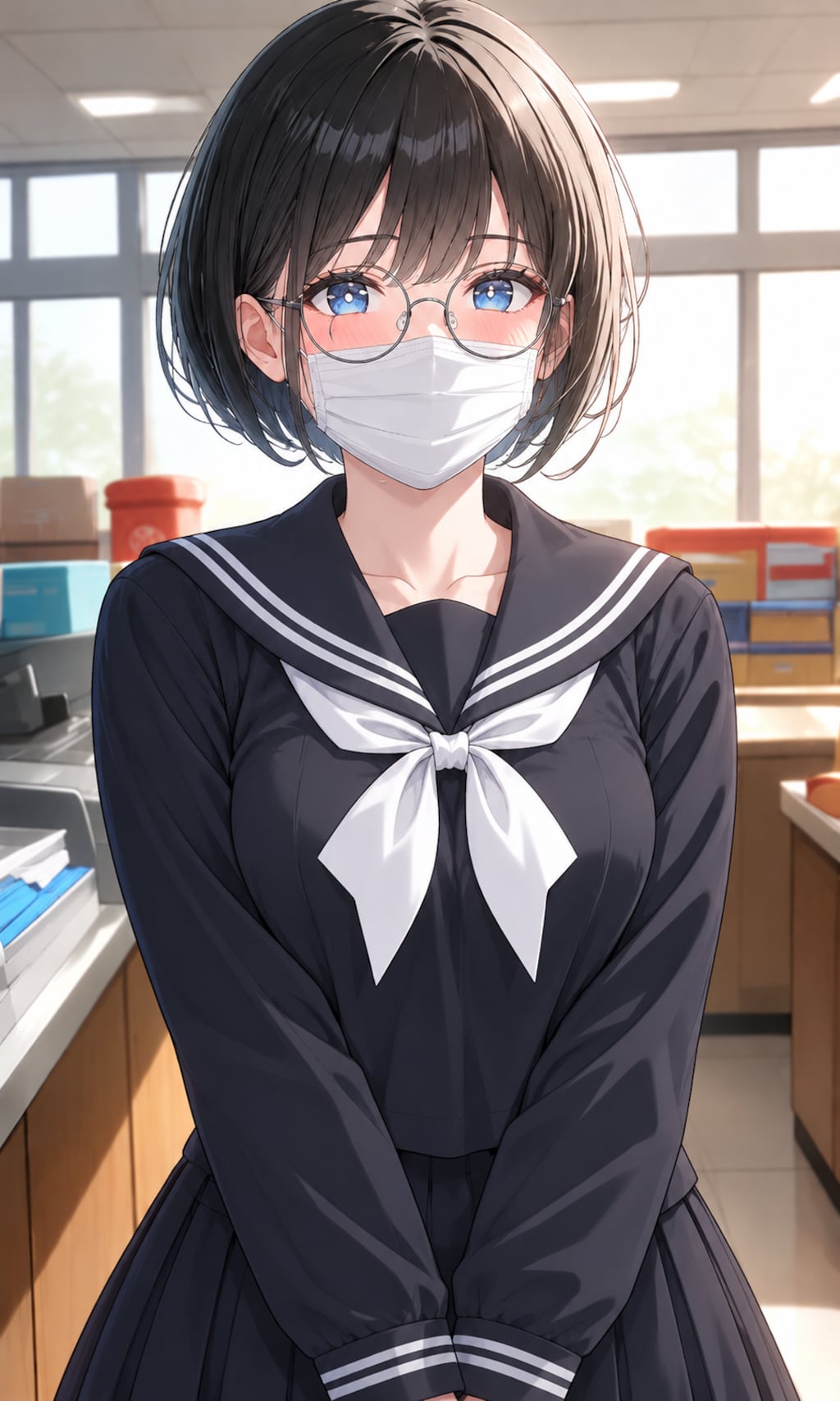 眼鏡っ子ちゃん　セーラー服