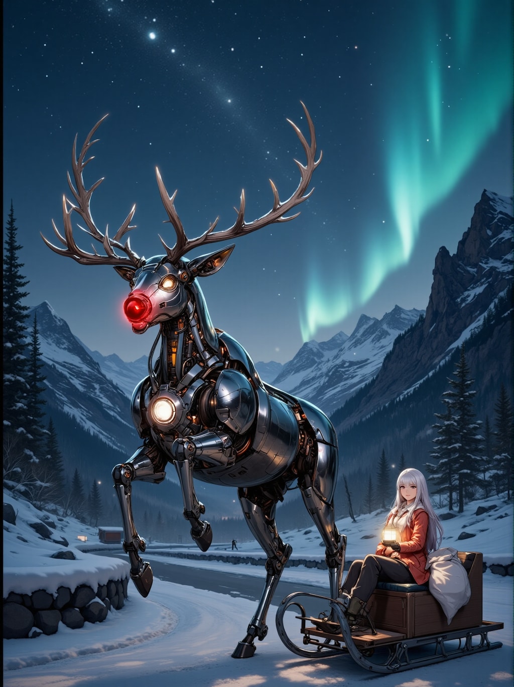 メカトナカイとメカ子