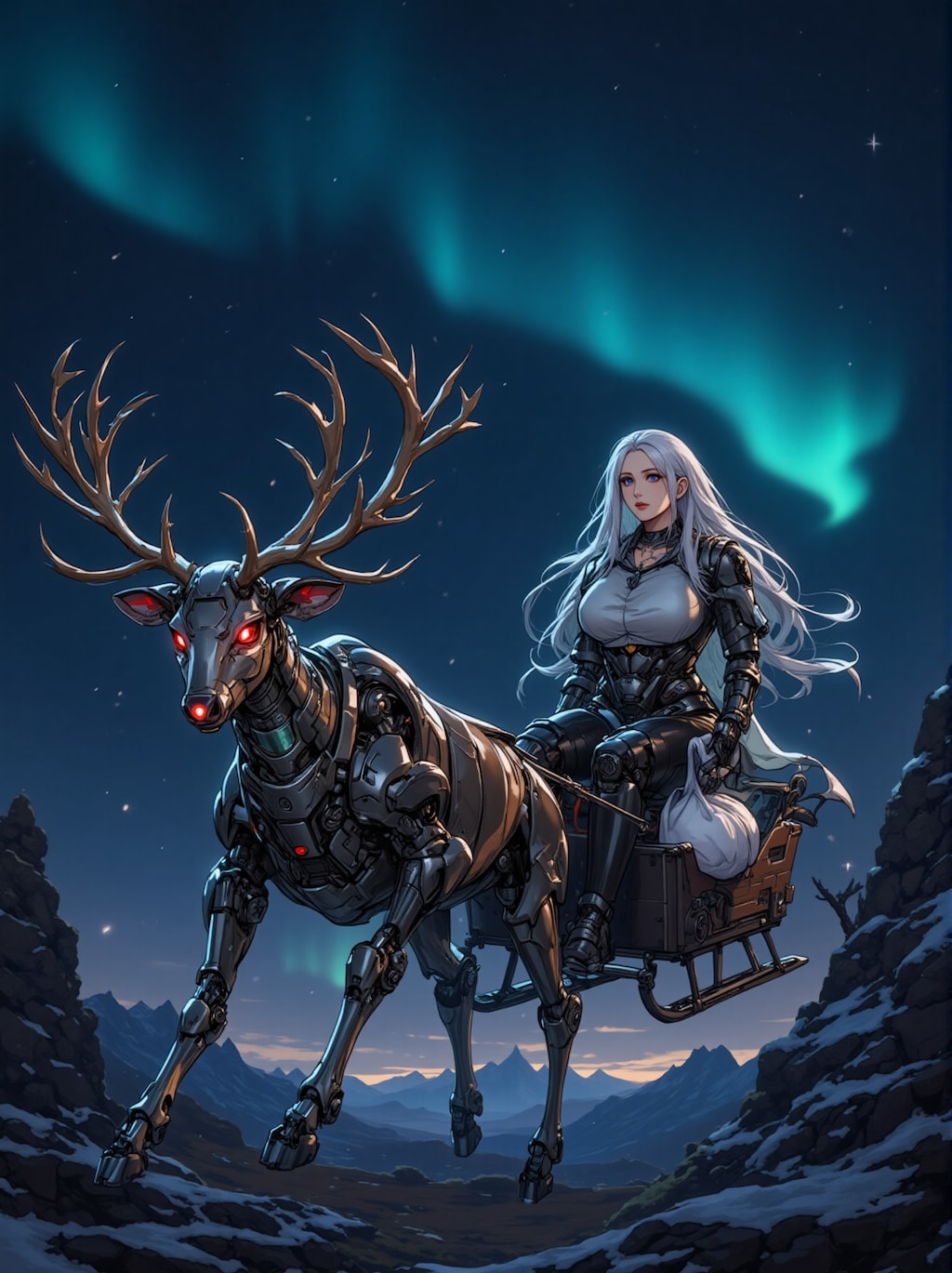 メカトナカイとメカ子