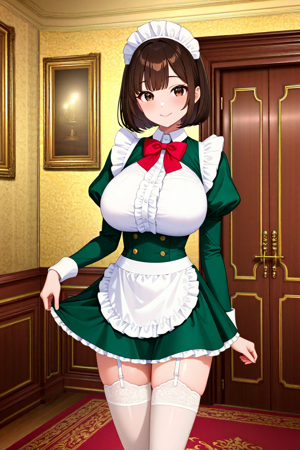 うちの子緑メイド