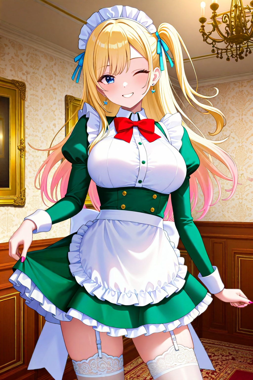 うちの子緑メイド