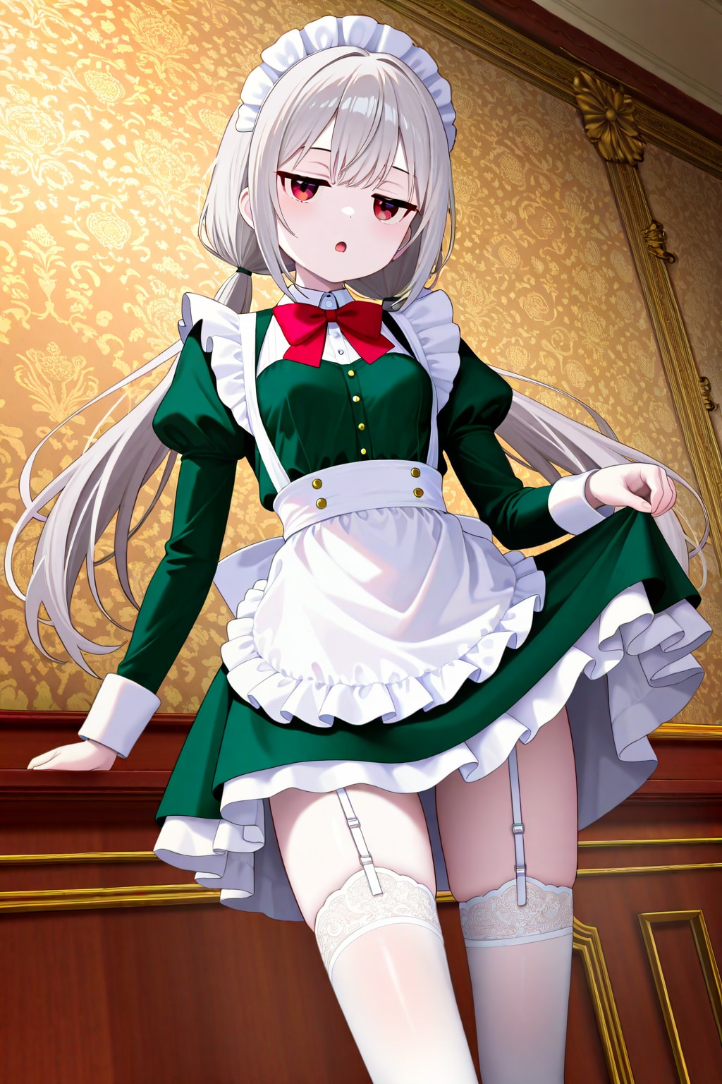 うちの子緑メイド