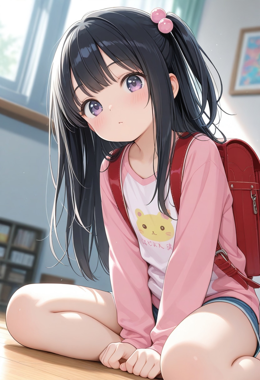 黒髪の美少女(354)
