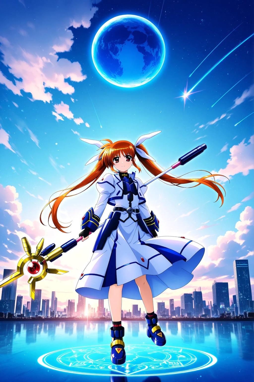 なのは➡　いきます　全力全開で‼