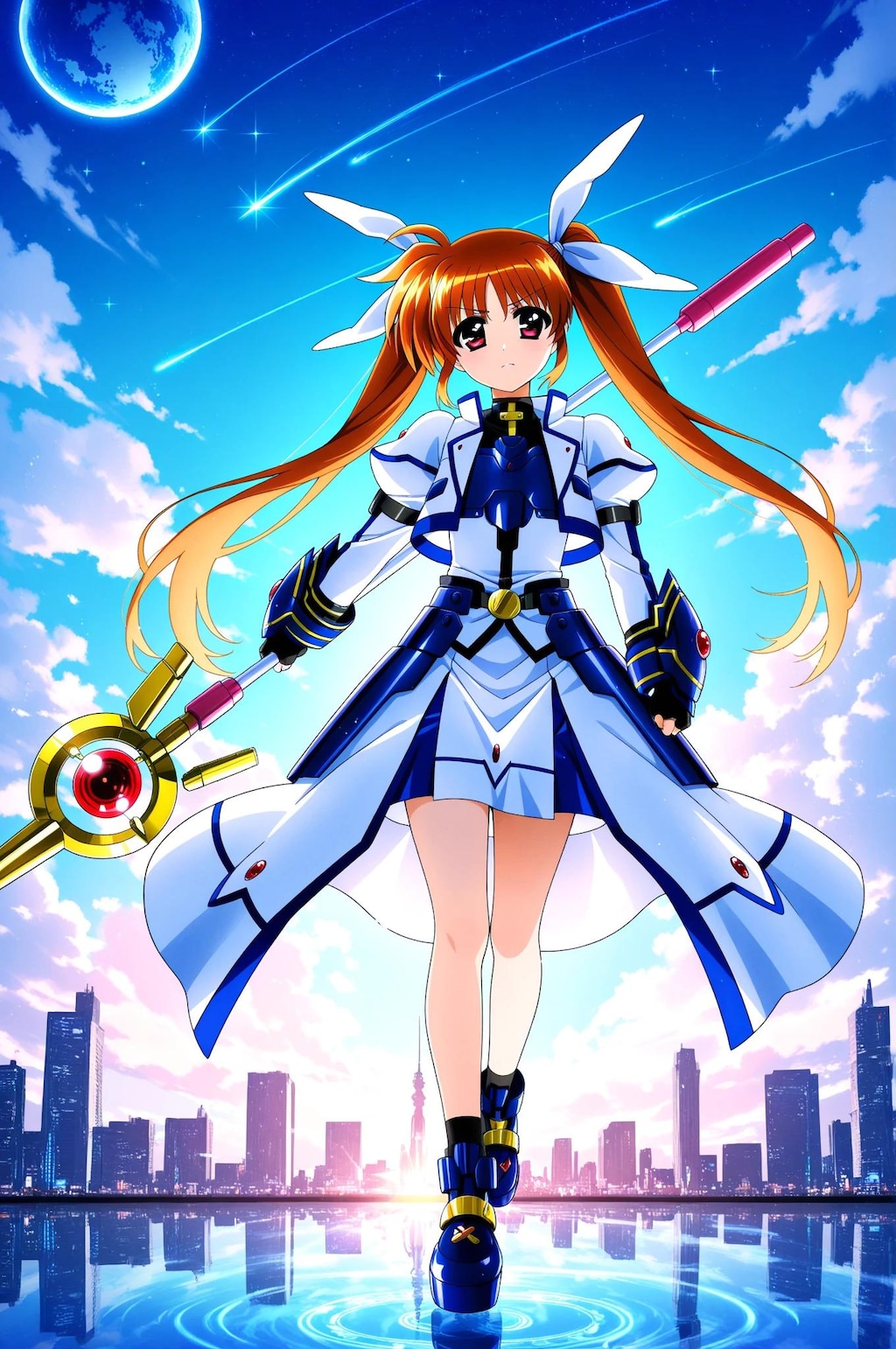 なのは➡　いきます　全力全開で‼