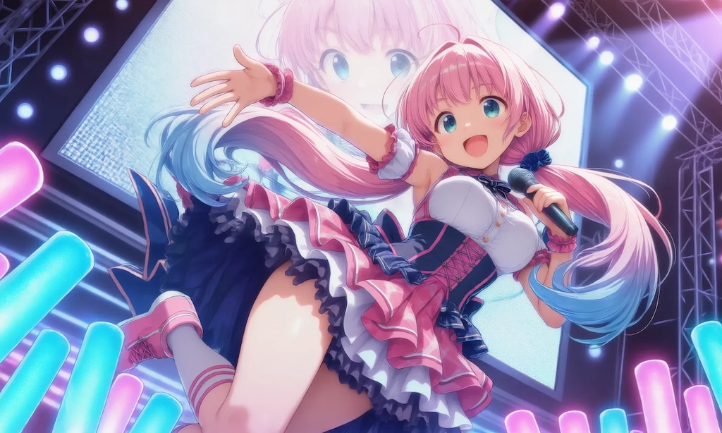 ピンクな二人