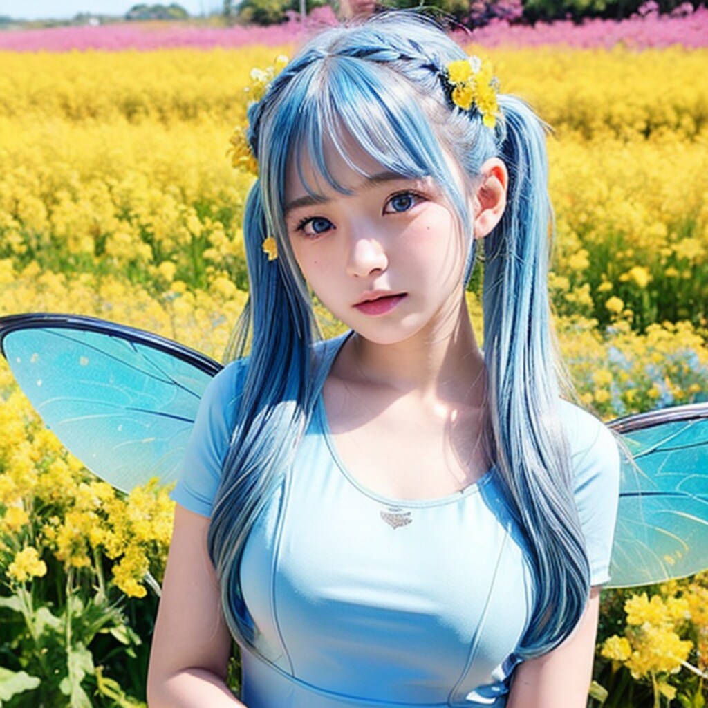 菜の花大好きっ娘ちゃん