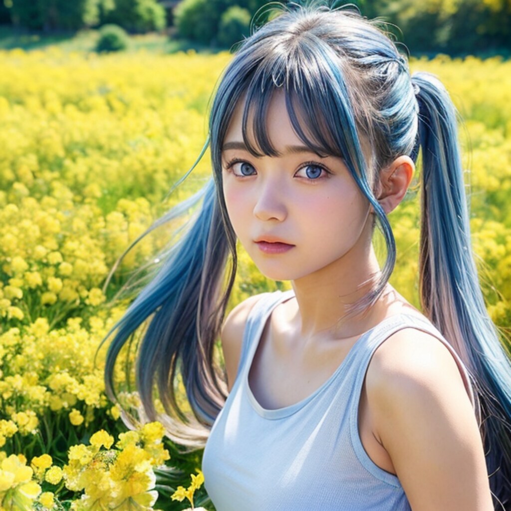 菜の花大好きっ娘ちゃん