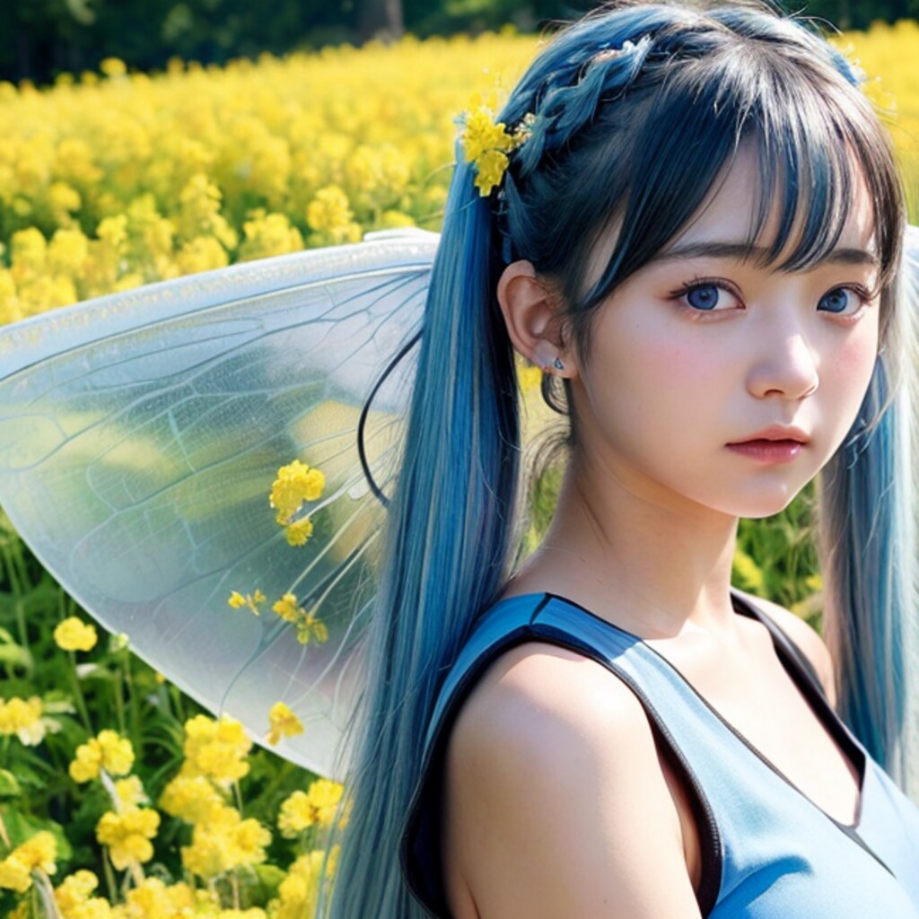 菜の花大好きっ娘ちゃん